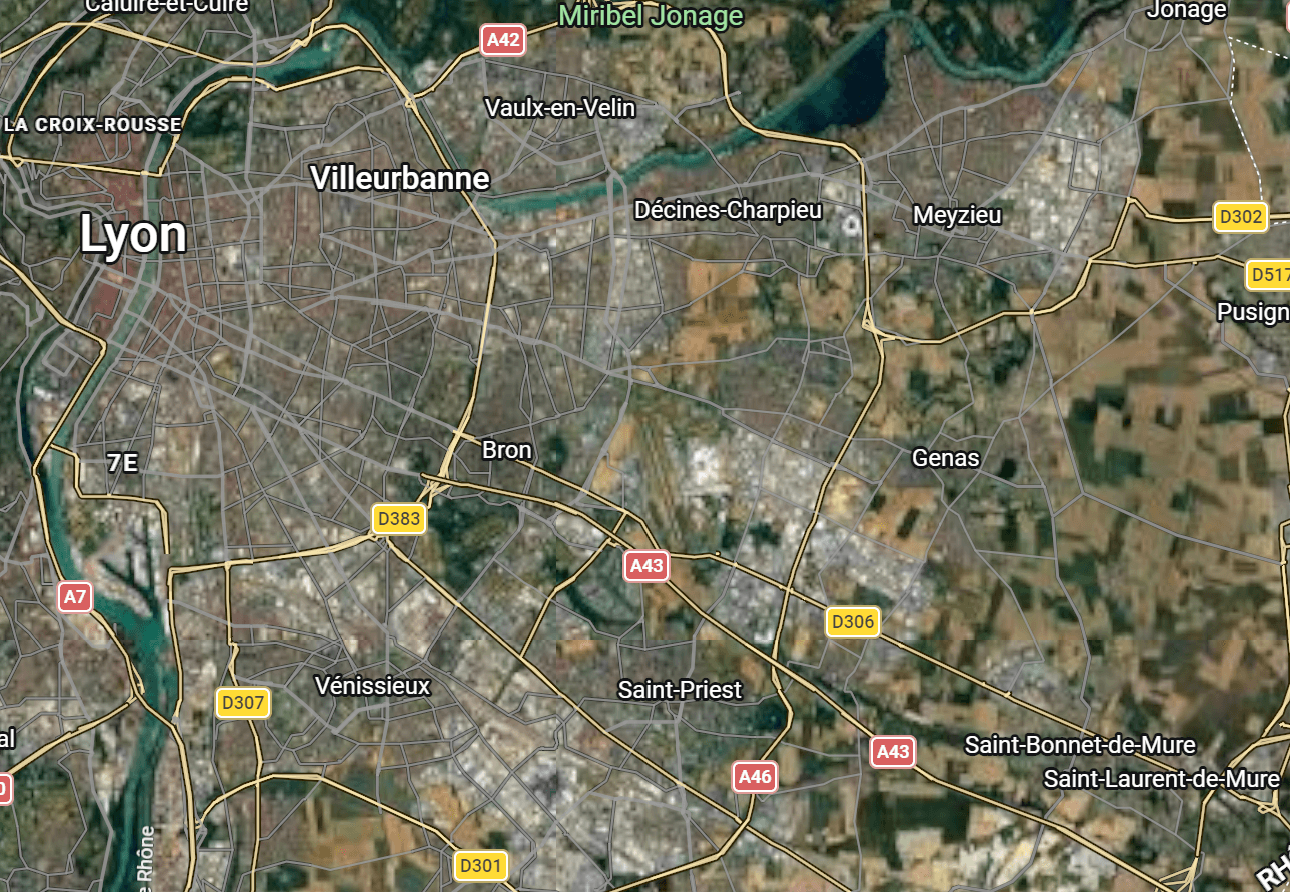 Carte Lyon